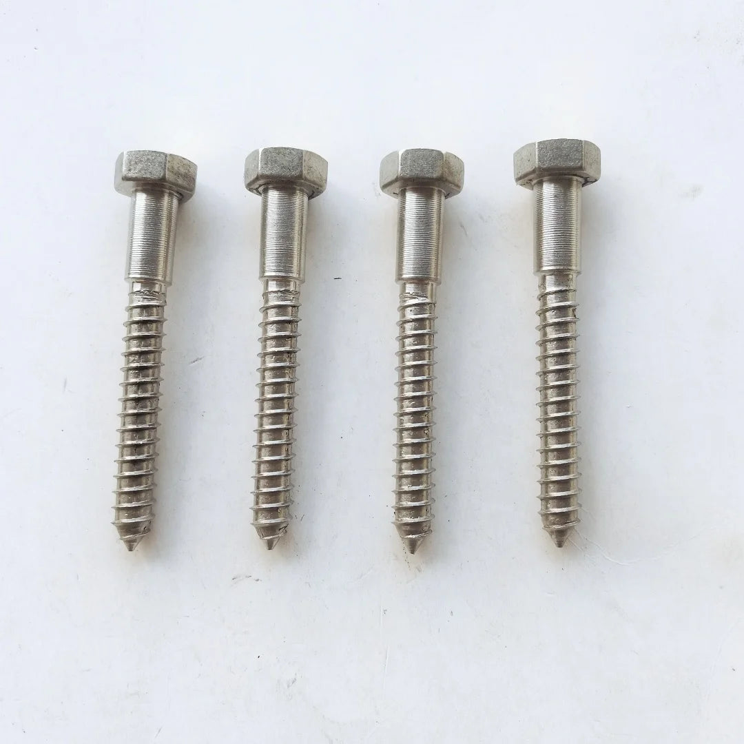 Stainless Steel 316 Half Tooth Extend External Hexagonal Self Tapping Timber Screw DIN931 M10 Half Thread Bolt Metric Price