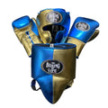 Customizable No Boxing No Life Set Lightweight Breathable Moisture Wicking Laced Boxing Gloves High Quality Cowhide Leather