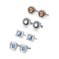 Cost Price Crazy Selling Ready to Ship Best Quality Fashion Brass Cuff Link Gemstones Lot Stock Novelty Cufflinks Luxury