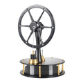 Low Temperature Stirling Engine Steam Heat Education Model Brass Aluminum Stirling Engine HZZ92BK Black