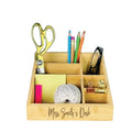 Personalised  5 -Tier Desktop Wood Organizer for Teachers Stationery  for Tableware and Sundries Storage in Living Room