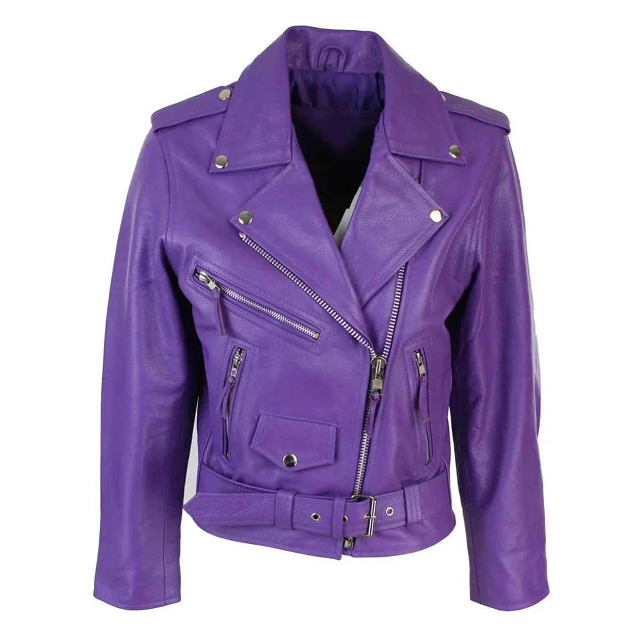 Wholesale 2026 Women's Leather Jacket New Short Coat Motorcycle Wear Waterproof PU Jacket for Spring Autumn