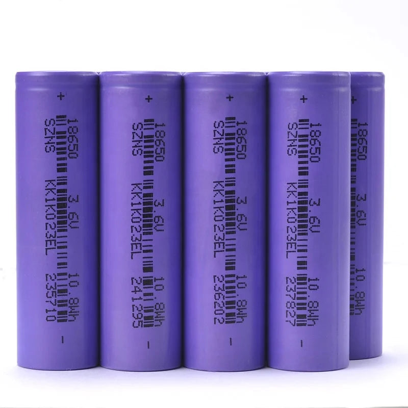High Energy Density 18650 3000mAh 3.7V Cylindrical Lithium Battery Cell for Toys 18650 3.7V 3000mh