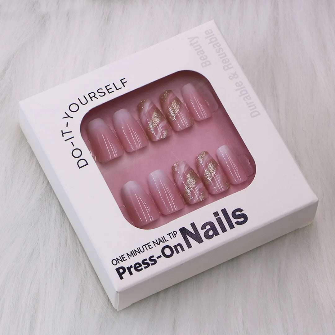 Factory Supply Empty Press on Nail Packaging Box Professional Custom Packaging for Press on Nails