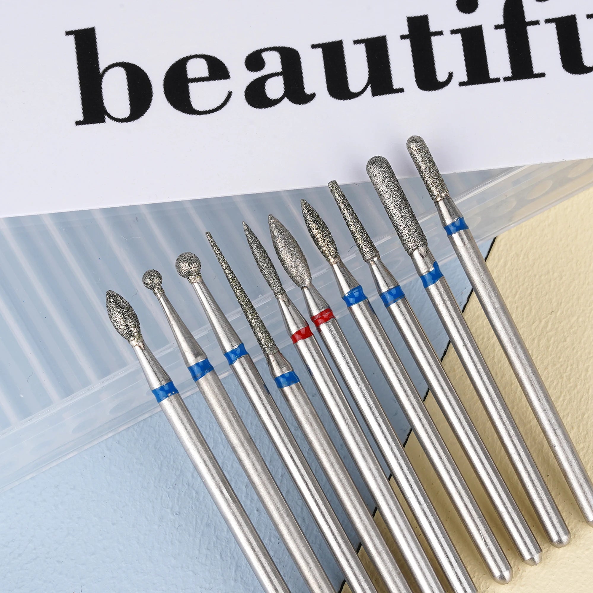 Low Price Cuticle Clean Nail Drill Bits 3/32" C/m/f/xf  Nail Drill Bit Set for Manicure Pedicure Diamond Nail Drill Bits