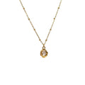 New Irregular Zirconia Pendant Necklace for Women Girls Fashion Korean Stainless Steel Jewelry Necklace Oval CZ Small