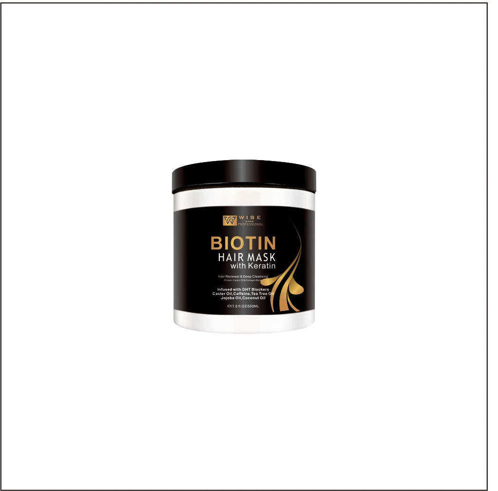 Wholesale Biotin Keratin Hair Mask Sulfate Free Biotin 500ml Salon Quality Organic Moisturizer Unisex Straightening Hair Mask