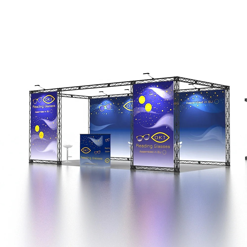 10x20 Custom Portable Expo Easy Install  Aluminum Frame Truss Display Exhibition Booth Modular
