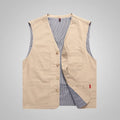RNSHANGER Autumn M-8XL Large Size Men's Vest Mult Pockets Outdoor Fishing Photography Functional Casual Waistcoat for Male MegaBDM
