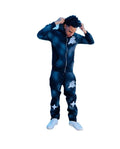 Custom Distressed Applique 2-Piece Zip Hoodie Flared Jogger Set Men Women Streetwear Fit 100% Cotton 500GSM Winter Y2K Tracksuit