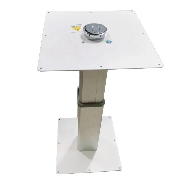 Modern Metal Pedestal Table Base Height Adjustable Pneumatic Gas Lifting for Dining/Kitchen Boat Marine Caravan RV Bathroom Use