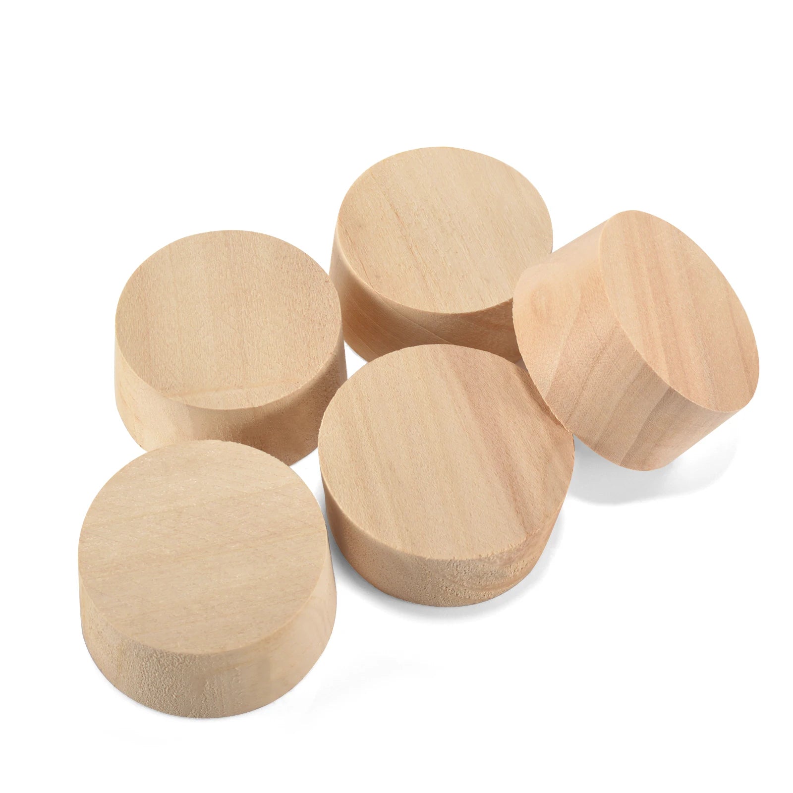 Poplar Wood Bourbon Wine Barrel Cask Keg Bung Plug Tapered Wooden Wine Stoppers Ideal for Home Brewers Distillers(5PCS)