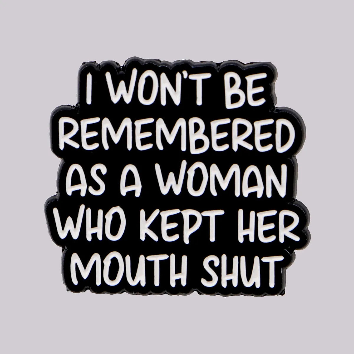 Feminist Statement Enamel Pin Women Brooch Pines Lapel Pins Badge on Backpack Clothing Accessories Fashion Jewelry Friends Gifts MegaBDM