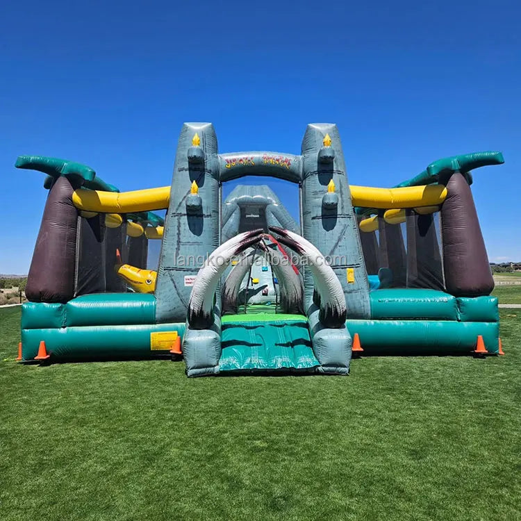 Funcity New Style Commercial Outdoor Kids Inflatable Playground Amusement Park Large Inflatable Bouncy Castle for Sale