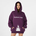 StreetWear Unisex Summer Plus Size 2 in 1 Printed Lightweight Breathable Sweatshirt with Hood Fleece Hoodie MegaBDM