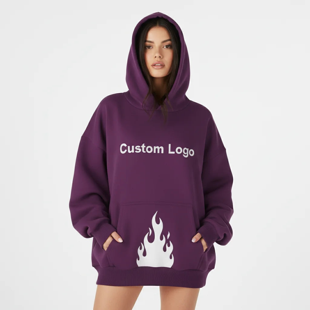 StreetWear Unisex Summer Plus Size 2 in 1 Printed Lightweight Breathable Sweatshirt with Hood Fleece Hoodie MegaBDM