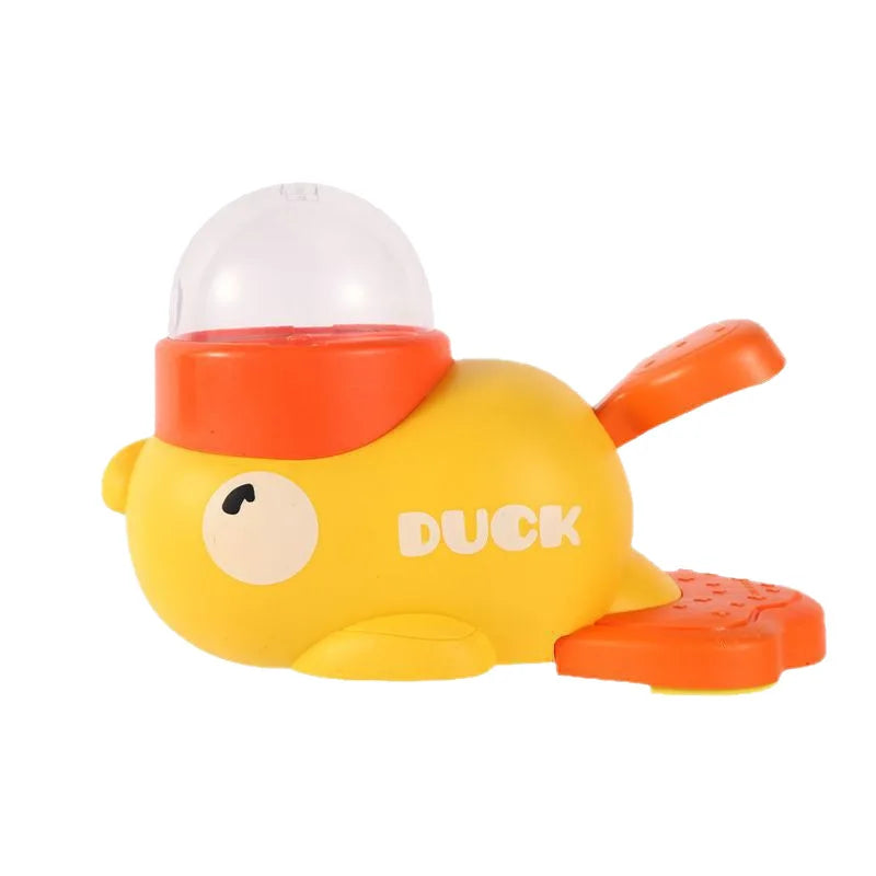 Cute Yellow Duck Eco-Friendly Plastic Food Release Machine Pet Training Tool for Dog Toy & Food Leakage Relief