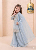 Designer Girls Fox Georgette Kurti Palazzo Set with 3mm Sequin Embroidery and Fancy Dupatta Wholesale Clothing MegaBDM