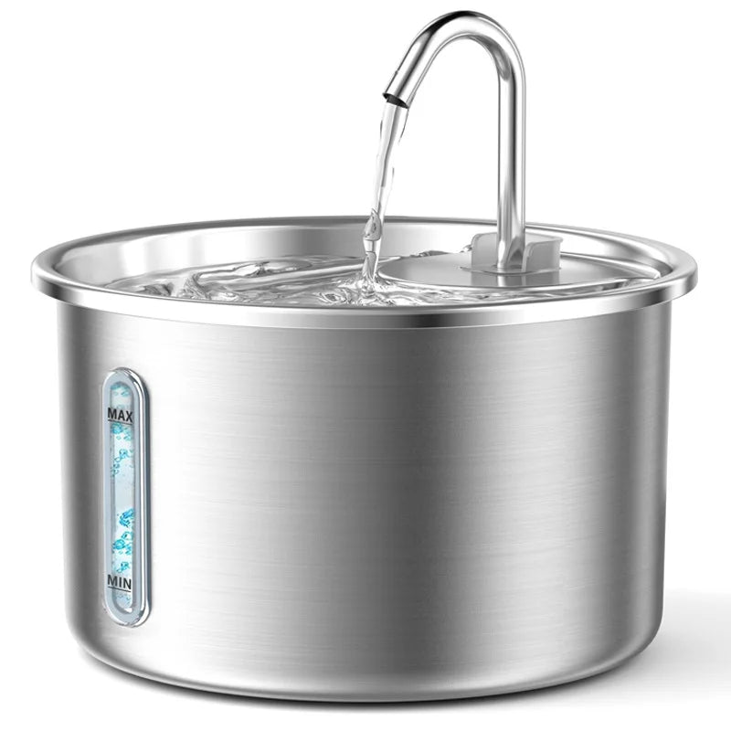 Pet Supplies 3L Dog Cat Bowl USB Charging Sensor Pet Water Fountain Portable Pet Water Dispenser with Water Level Window