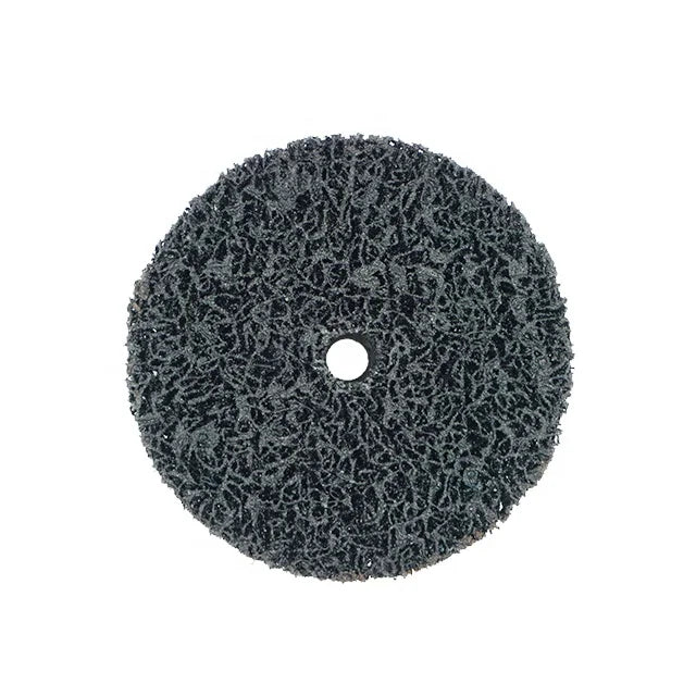 4.5 Inch Black Strip Disc with Inner Hole OEM Customizable Clean and Strip Discs for Rust and Paint Removal Abrasive Disc Type