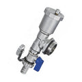 HANDING H4003 Modern Flexible Nickel Plated Brass End Valve Pair for Radiant Floor Heating Fast Commissioning Hotel Apartment