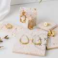 Travertine Jewelry Necklace Jewelry Earrings Decorative Display Stand