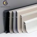 36Mm Luxury Aluminium Alloy Hospital Tile Wall Protection Skirting Floor Newnone New Plint Design
