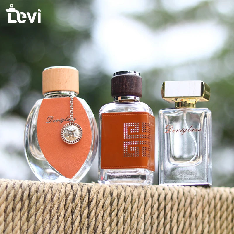 High Quality 50ml 100ml Modern Unique Custom Perfume Bottle Luxury Glass Perfume Bottle Packaging