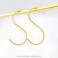 Non-trace Wholesale Pants Clothes Display Brass Gold Hanging S Hook for Shop
