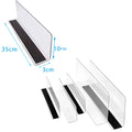 Clear Acrylic Shelf Dividers Wholesale Direct Sales Clear Pvc Plastic Pharmacy PVC Shelf Dividers