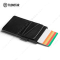 TILONSTAR TG304 New Men RFID Pop up Wallet Aluminium Bank Business Id Credit Card Holder Wallet