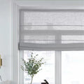 Custom Size Electric Built-in Plain Blackout Roller Blinds Thermal Insulation Childproof Cordless