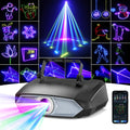 2W 3D Animation Laser Light DMX APP Control Full Color RGB Manual Graffiti DJ Animation Laser Projector for Party Bar Events MegaBDM