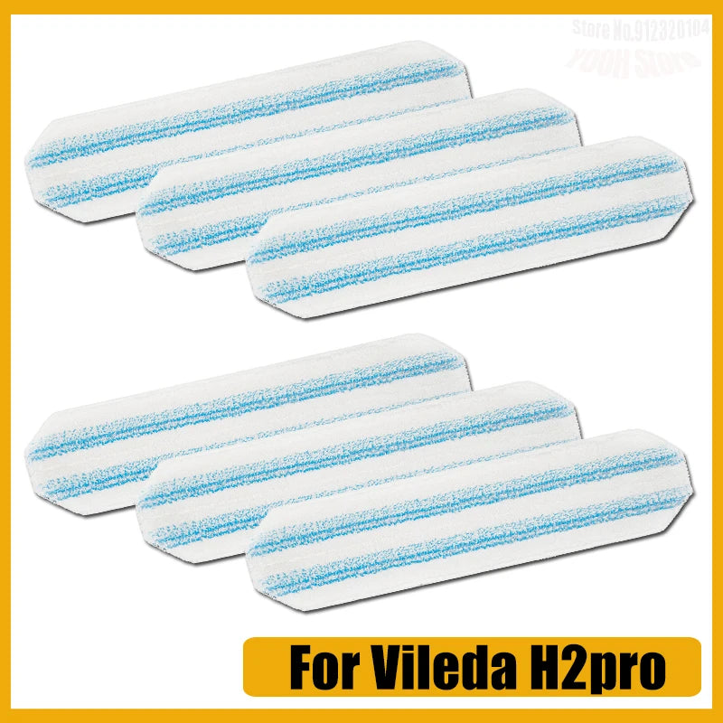 For Vileda H2prO / O-Cedar H2prO Flat Mop Pad Rags Washable Reusable Microfiber Mop Pad replace Accessories
