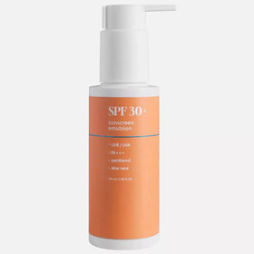 OEM ODM SPF 30 Sunscreen Emulsion Panthenol & Aloe Vera Extract UVB/UVA PA+++ Face Body Sunscreen