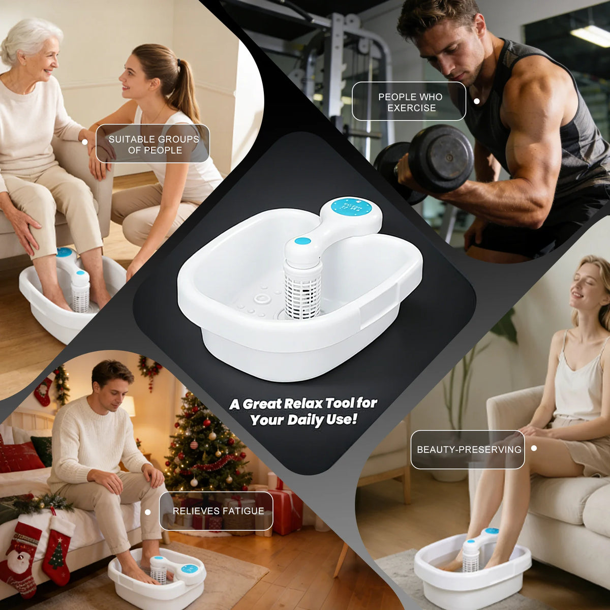 High Quality Trending Household Hydrogen Ionic Foot Bath Spa Detox Machine Toxins for Home & Hotel Use MegaBDM