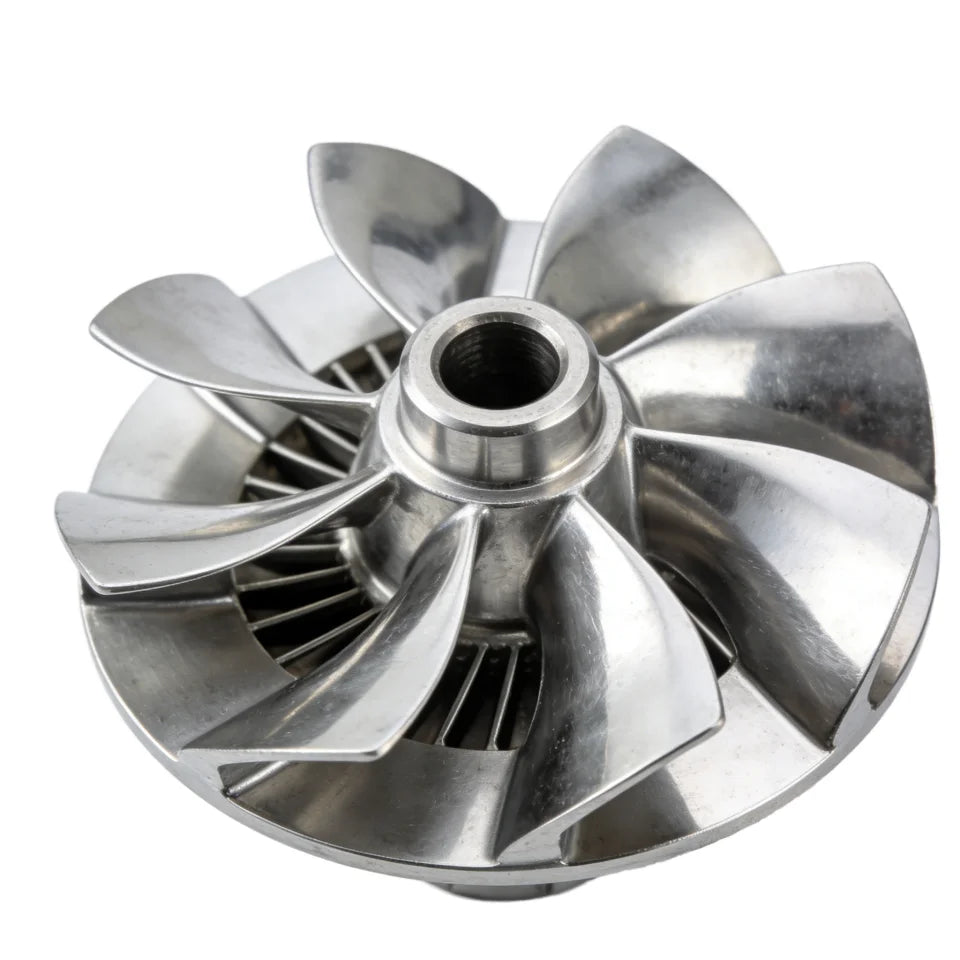 Factory Direct CNC Precision Stainless Steel Impeller | Customized Design Size High Tolerance CNC Machining Broaching IATF16949 MegaBDM