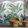 Nordic Banana Leaf Jungle Wallpaper Living Room Sofa Background Wall Paper Bedroom Wall Decor Beauty Salon Decorative Wall Cloth