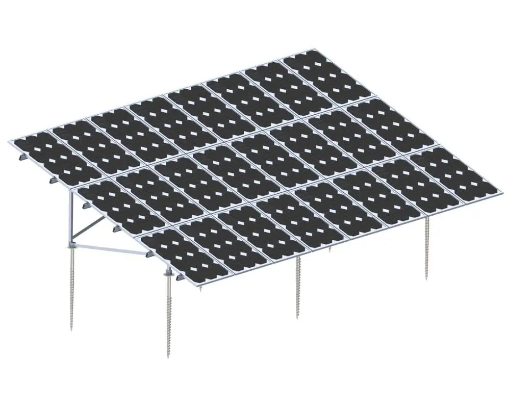 Factory Price High Quality Aluminium Solar Structures Pv Ground Mounting System for Solar Panel