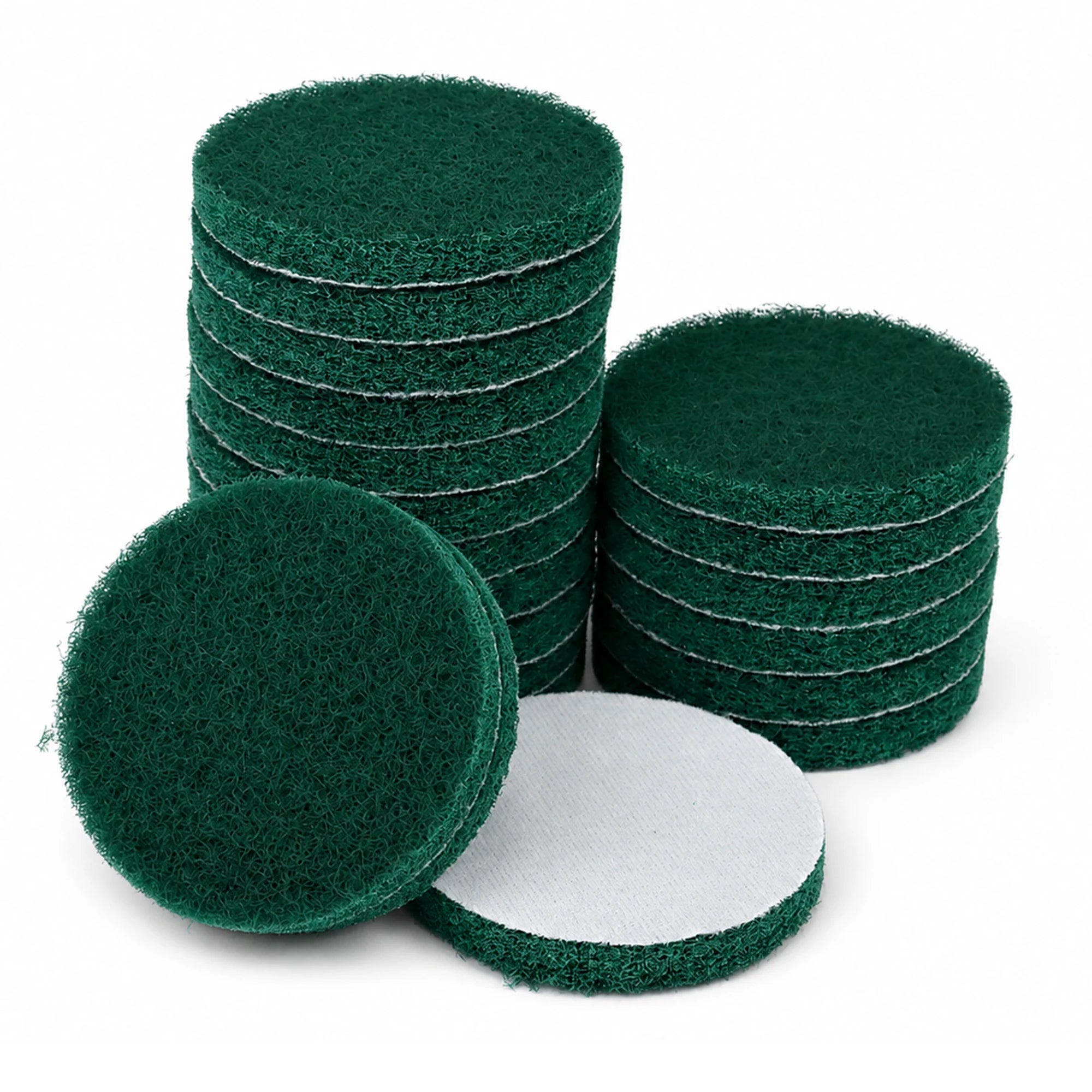 Hook and Loop Non Woven Abrasive Disc Nylon Scouring Pad for Metal Surface Cleaning Polishing OEM Wholesale Supply
