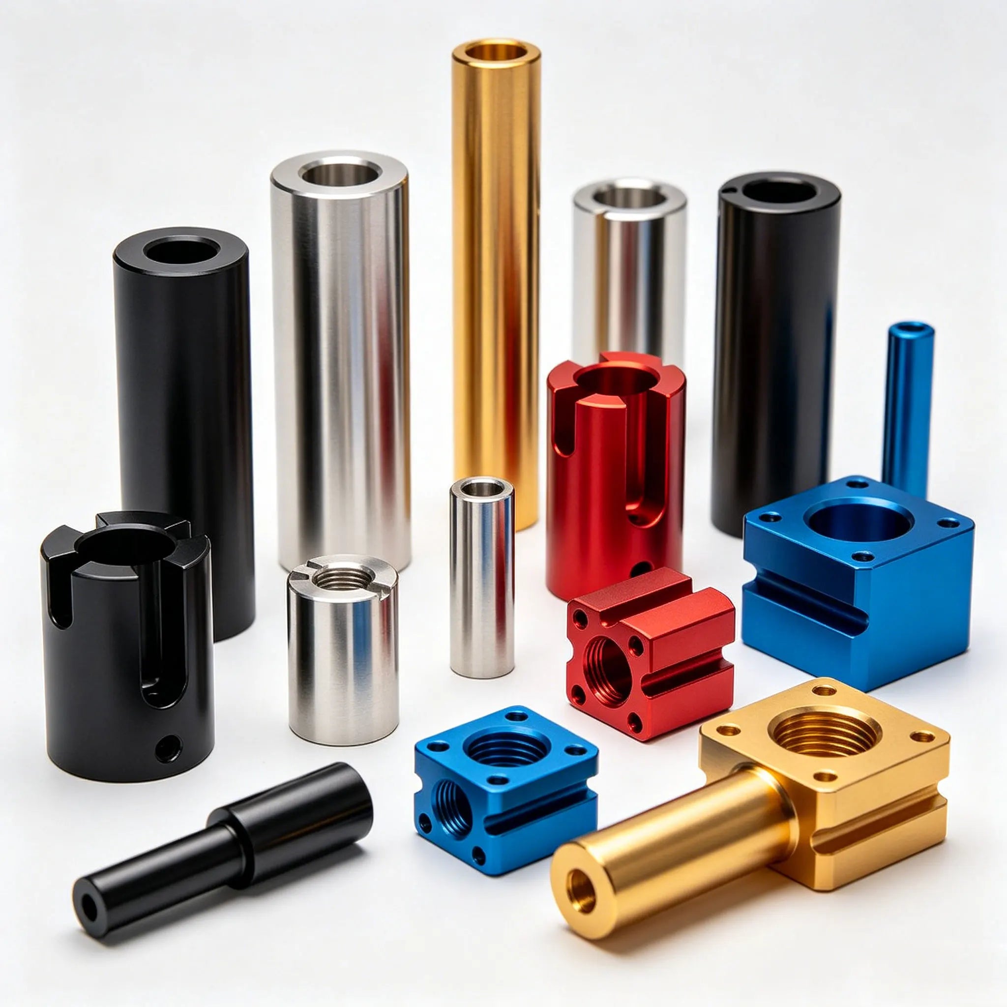 ROOVO Customized High Precision Aluminum CNC Machining Turning Mechanical Component Parts Industrial Parts