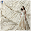 YX1460 Wholesale Lightweight Soft Irregular Crinkle Chiffon Fabric for Apparel Curtains and Textile Production MegaBDM