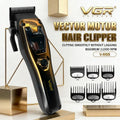 VGR Hair Clipper Professional Hair Cutting Machine Barber Vector Motor Cordless Trimmer 11000 RPM Metal Clipper for Men V-668