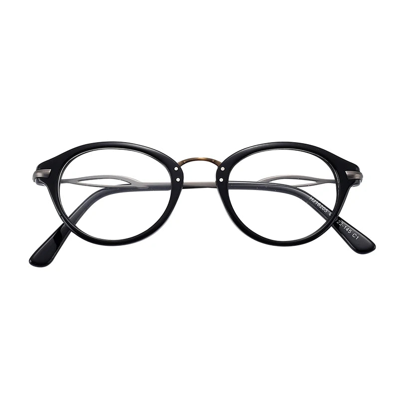 Wholesale Stylish Acetate Metal Optical Eyeglasses Frame Anti Blue Light Blocking Glasses