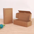 China Unique Eco-Friendly Brown Kraft Folding Shipping Paper Gift Boxes 3 Layers for Children's Shoes Embossing Printing