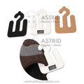 Custom logo Recycled Eco friendly paoer thicken clothes sock hook shoes cardboard hanger for shop
