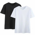 OEM Plus Size Men's Cotton T Shirt Oversized Short Sleeve Crew Neck Solid Color Casual Tee MegaBDM