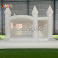 Party Rental Inflatable Bounce House for Kids White Bouncy Castle with Slide Custom Bounce House