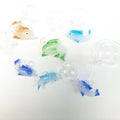 Wholesale Chien Keng Murano Glass Carved Bubble Fish Figurine Hand Blown Sustainable Folk Art Individual Packed for Collection