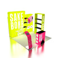 10x10 Modular Exhibition Aluminum Portable LED Light Box Stand Backlit Display Trade Show Booth